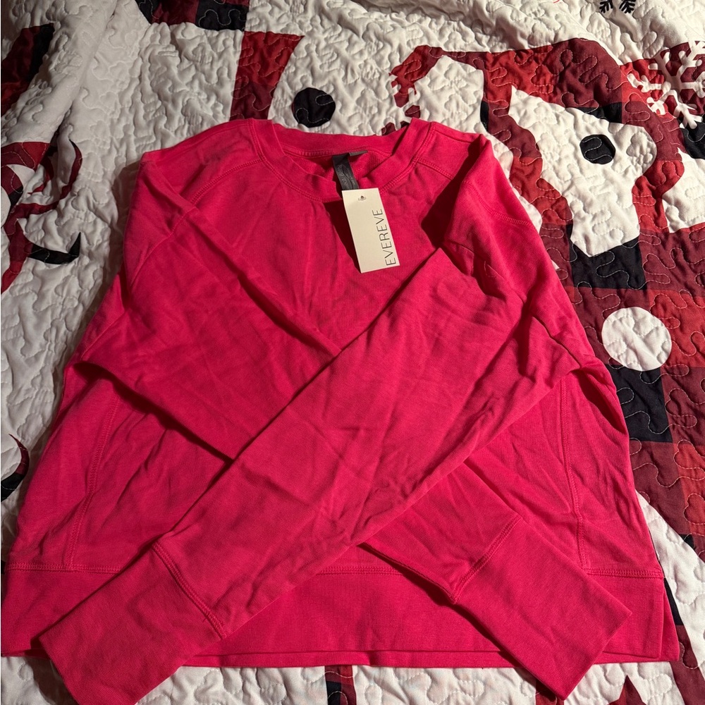 Sweaty Betty Hot Pink After Class Cropped Sweatshirt